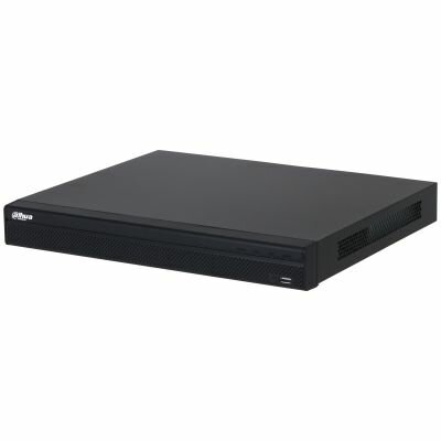 DAHUA DHI-NVR4216-16P-4KS3 16-канальный IP-видеорегистратор с PoE 4K и H.265+, видеоаналитика, входящий по