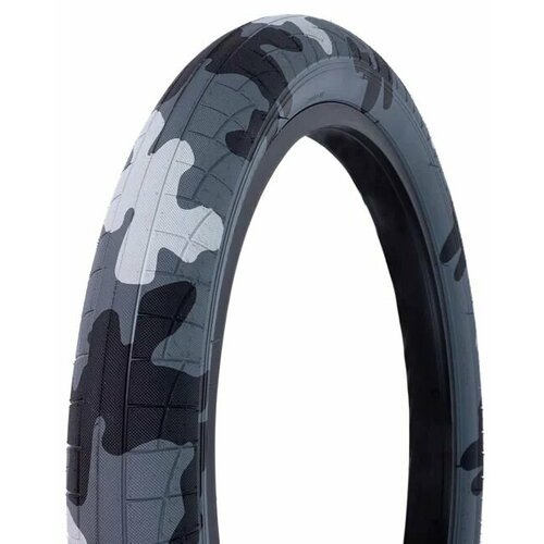 фото Покрышка велосипедная bmx techteam wd p-1472 20"x2.4", камуфляж серый
