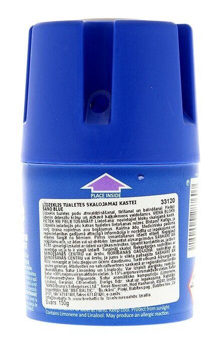 SANO Blue Гигиеническое мыло для бочка унитаза 150 гр - фотография № 7