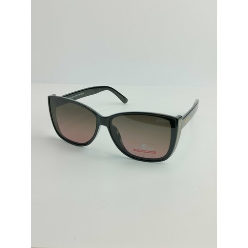 Солнцезащитные очки Шапочки-Носочки CLF6163-COL3, серый, черный солнцезащитные очки polaroid кошачий глаз оправа пластик чехол футляр в комплекте со 100% защитой от уф лучей поляризационные синий