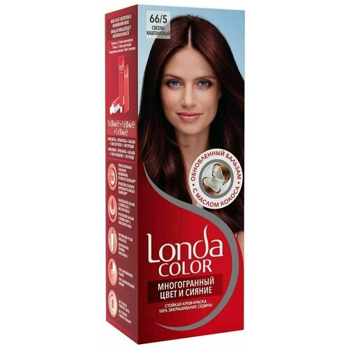 Londa Color Крем-краска стойкая 665 Светло-каштановый 3 1530₽