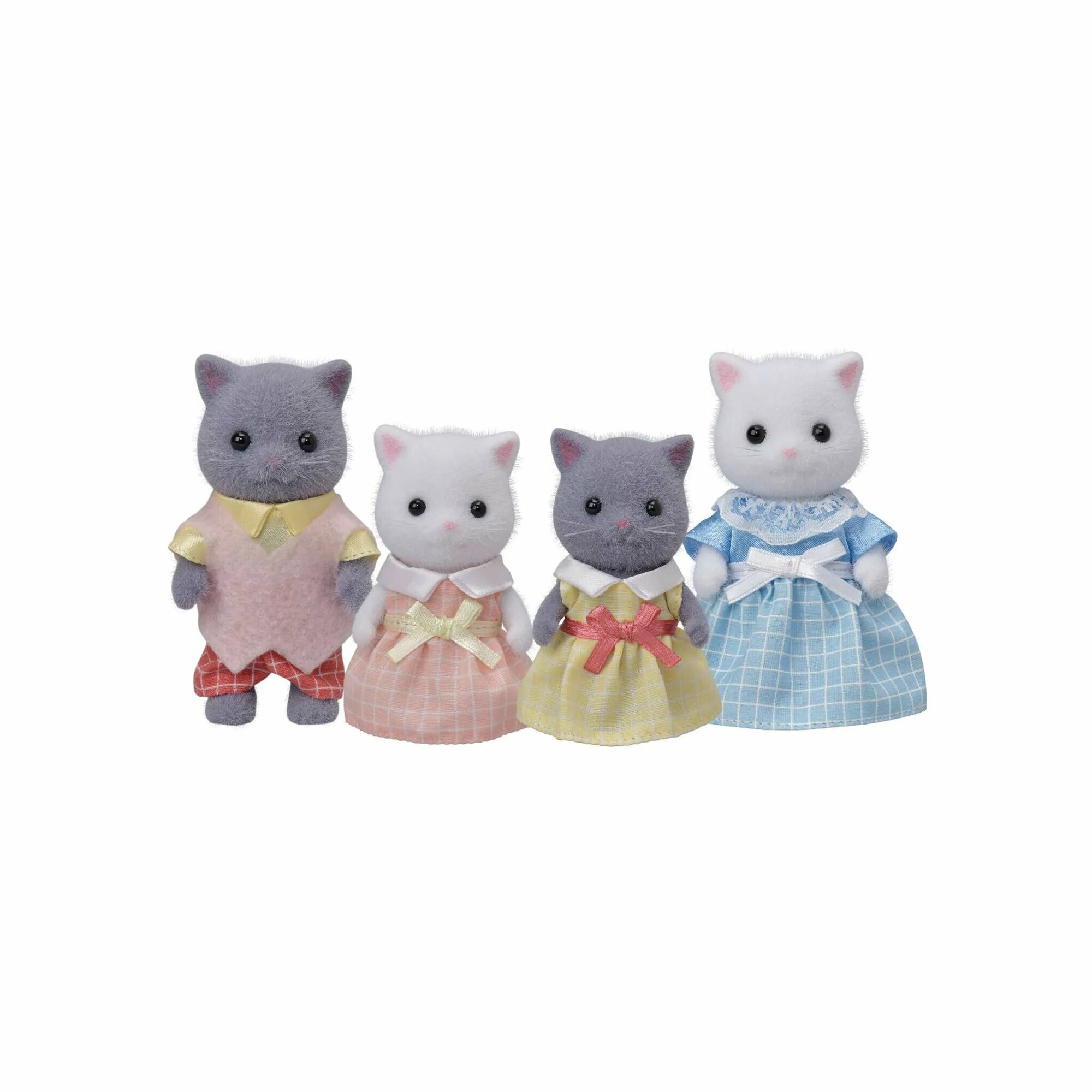Фигурки Sylvanian Families Семья персидских котов 5455, 4 шт. - фото №9