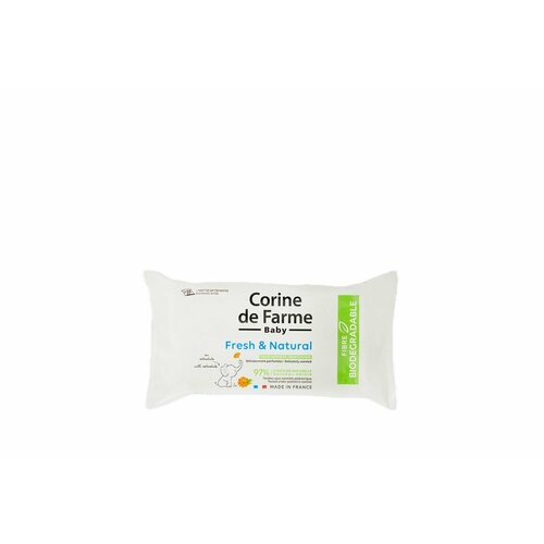 CORINE DE FARME Влажные салфетки для детей Baby Cleansing Wipes Fresh & Natural