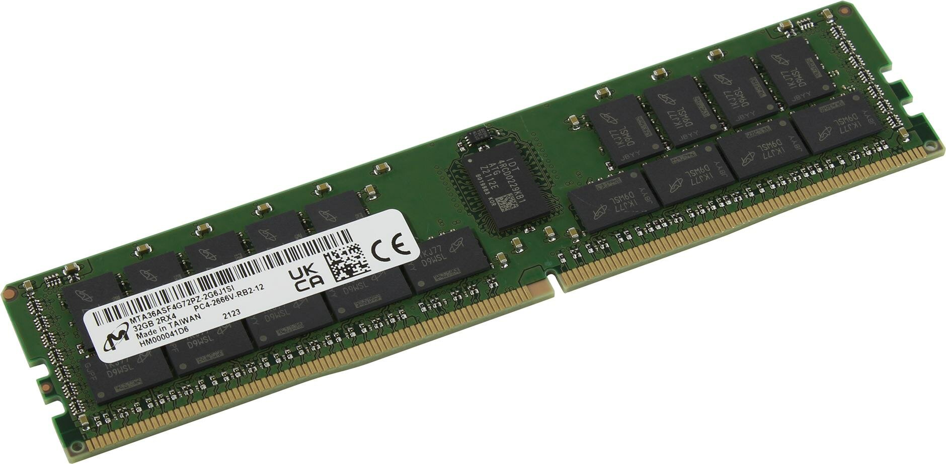 Оперативная память 32GB Micron MTA36ASF4G72PZ-2G6 (DDR4-2666 Reg ECC)