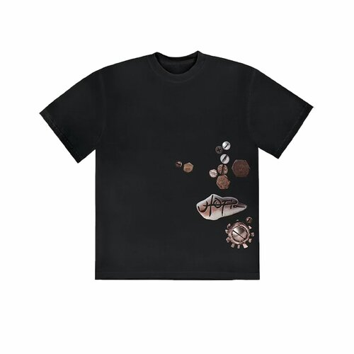 Футболка Utopia B5 Tee, размер XL, черный cactus jack fashion tshirt men women double sided print look mom i can fly travis scott t shirt unisex pure cotton t shirts tops