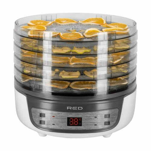 Сушилка для овощей и фруктов RFD-0122 500 Вт 5 ярусов чёрно-белая 870000₽