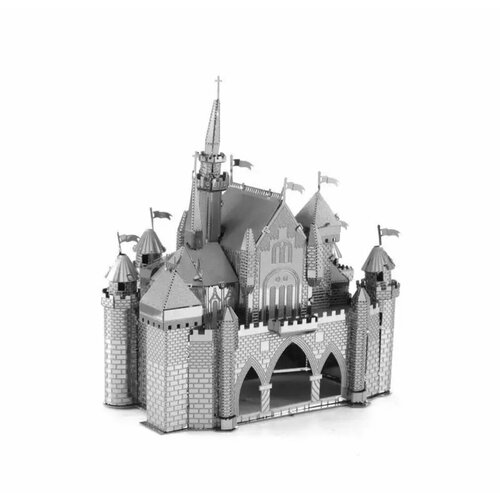3D металлический пазл Средневековый замок