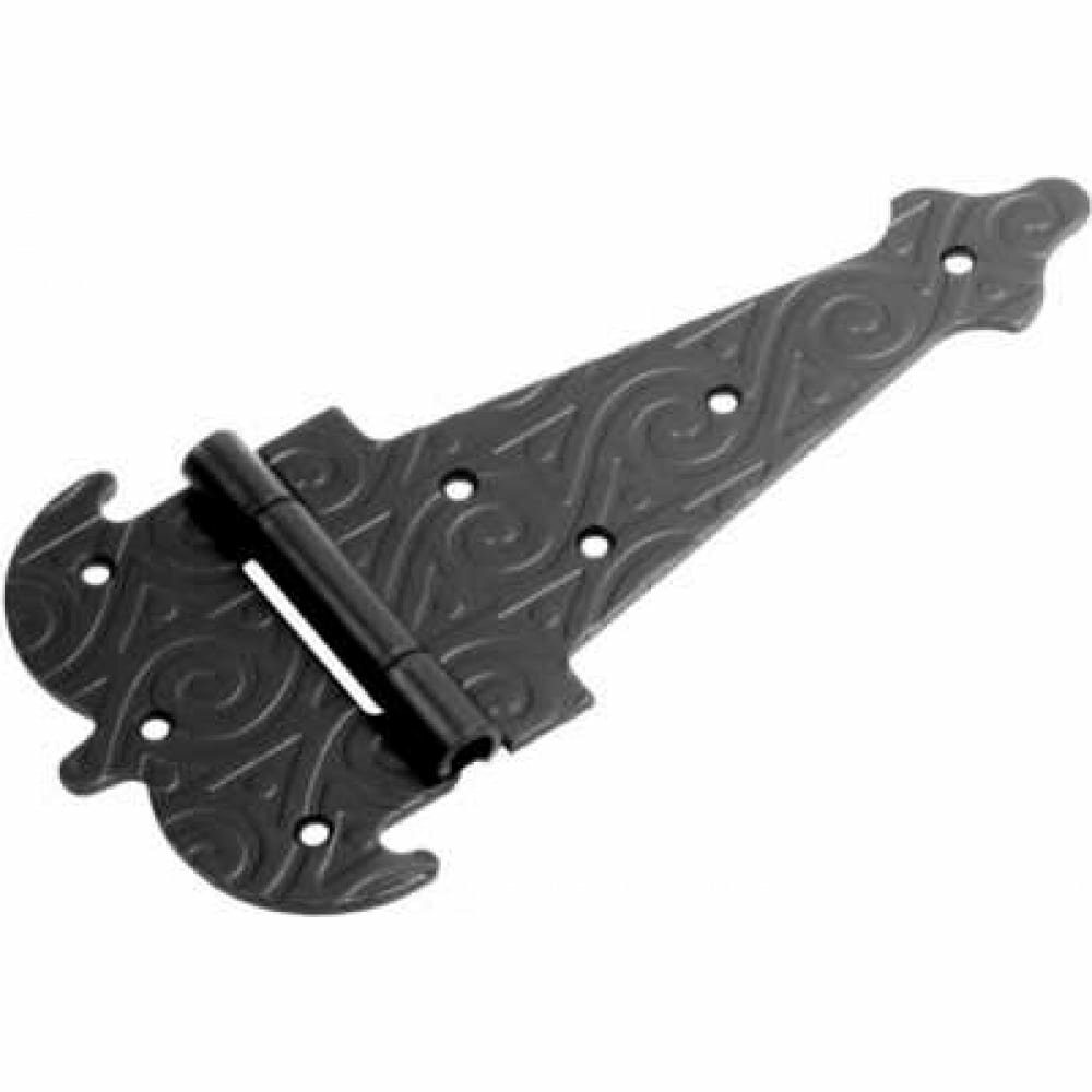 Петля-стрела DOMART ПС-200, кованая, фигурная, универсальная, черная, 20 см — фото 1