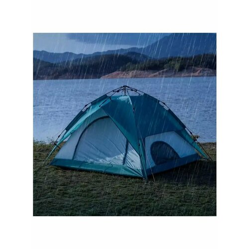 быстросборная автоматическая палатка xiaomi chao multi scene quick opening tent sea blue yc skzp01 Палатка туристическая двухместная Hydsto