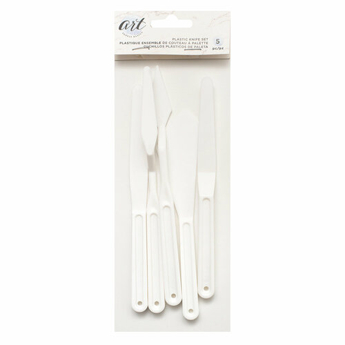 набор мастихинов stainless palette knife set для рисования 354856 american crafts 13 х 29 см Набор ножей и мастихинов Plastic Paint Knife для рисования и творчества 9 х 22 см белый American Crafts LC. 34006053