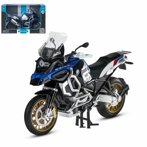 Металлическая модель Автопанорама, Мотоцикл BMW R1250 GS Adventure, 1:12