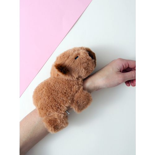 Мягкая игрушка Капибара - браслет на руку