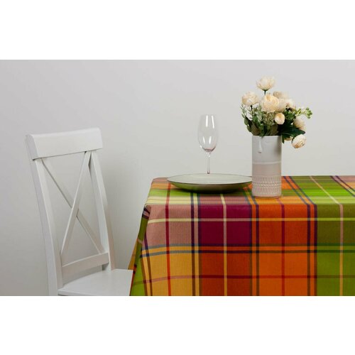 Скатерть Клеенка на стол Protec Textil Alba Кантри 0109012 зеленая 140x90 см