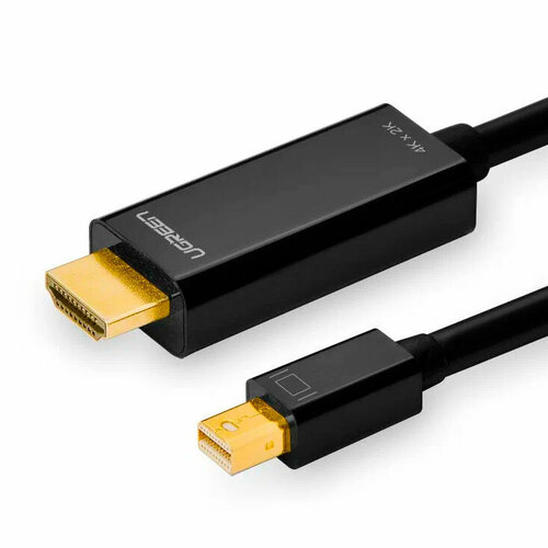 Кабель Thunderbolt (Mini DisplayPort ) - 4K HDMI UGREEN 1,5 метра кабель 4k 60гц displayport дисплей порт hdmi ugreen 1 5 метра