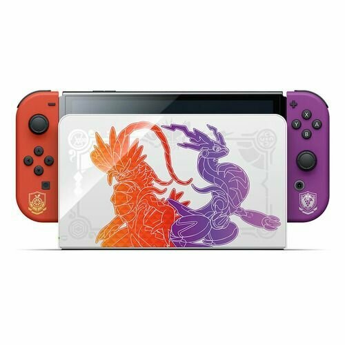 Игровая консоль Nintendo Switch OLED Pokemon Scarlet and Violet Edition 64ГБ 34000₽