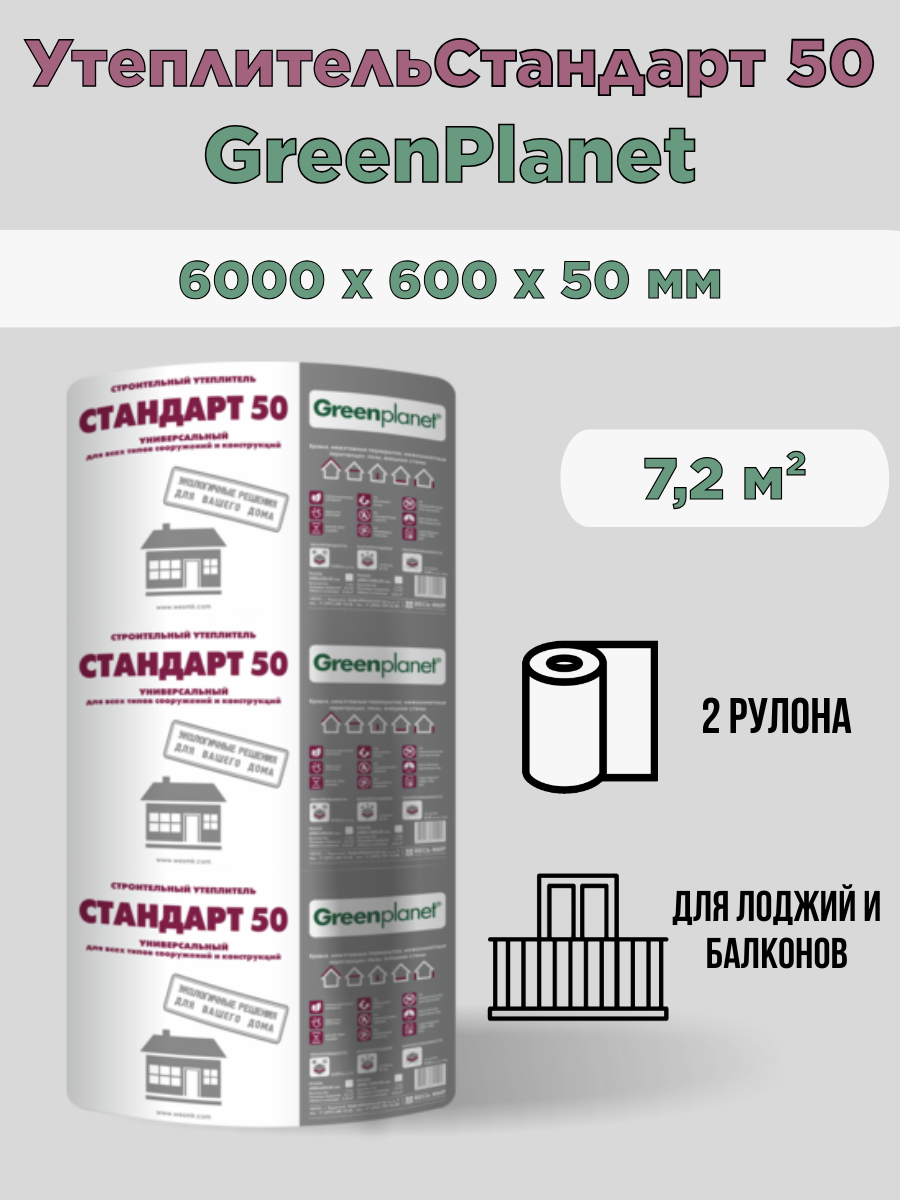 Звукоизоляция Greenplanet