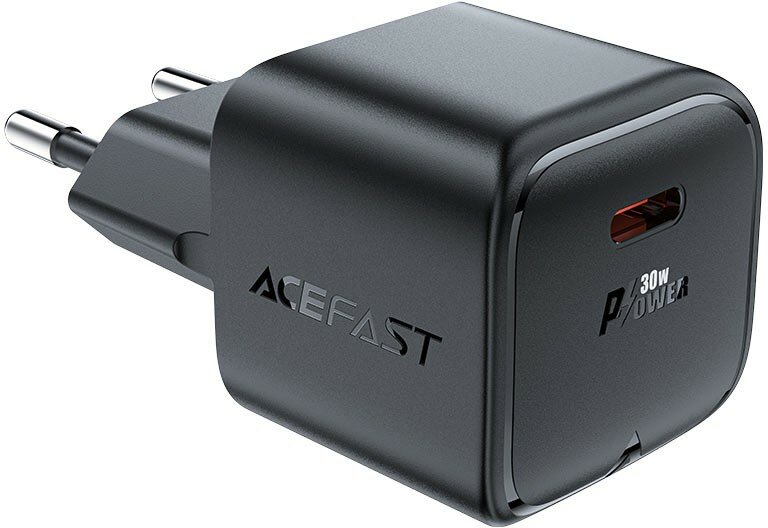 Сетевое зарядное устройство ACEFAST A77 mini Black (AF-A77-BK)