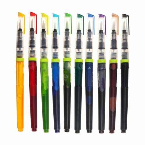 Набор кистей синтетика 10 штук 2000₽