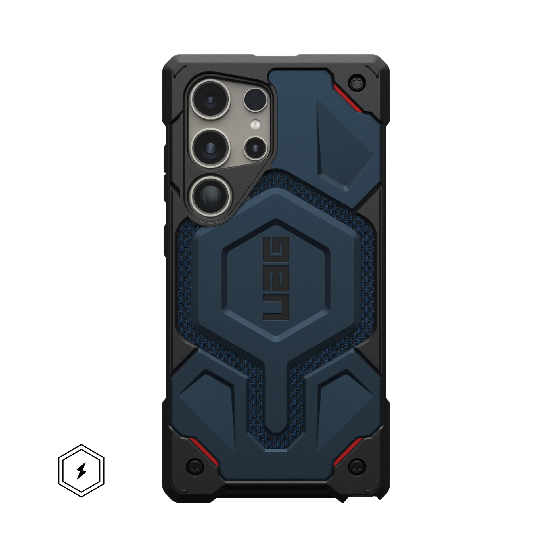 фото Противоударный чехол Uag Monarch PRO для Samsung Galaxy S24 Ultra совместим с MagSafe, цвет зеленый (Kevlar Element Green)