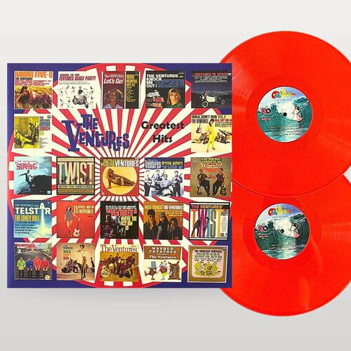 Виниловая пластинка VENTURES / GREATEST HITS (RED VINYL) (2LP)