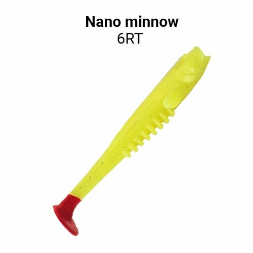 Силиконовые приманки Crazy Fish Nano Minnow 3.5 54-90-6RT-6, 5 шт. Приманка для рыбалки, 90 мм.