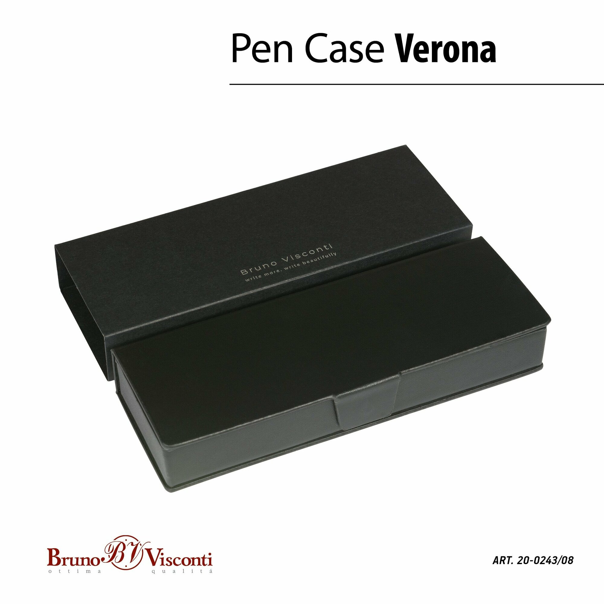 Ручка шариковая автоматическая Verona, синяя Bruno Visconti - фото №8