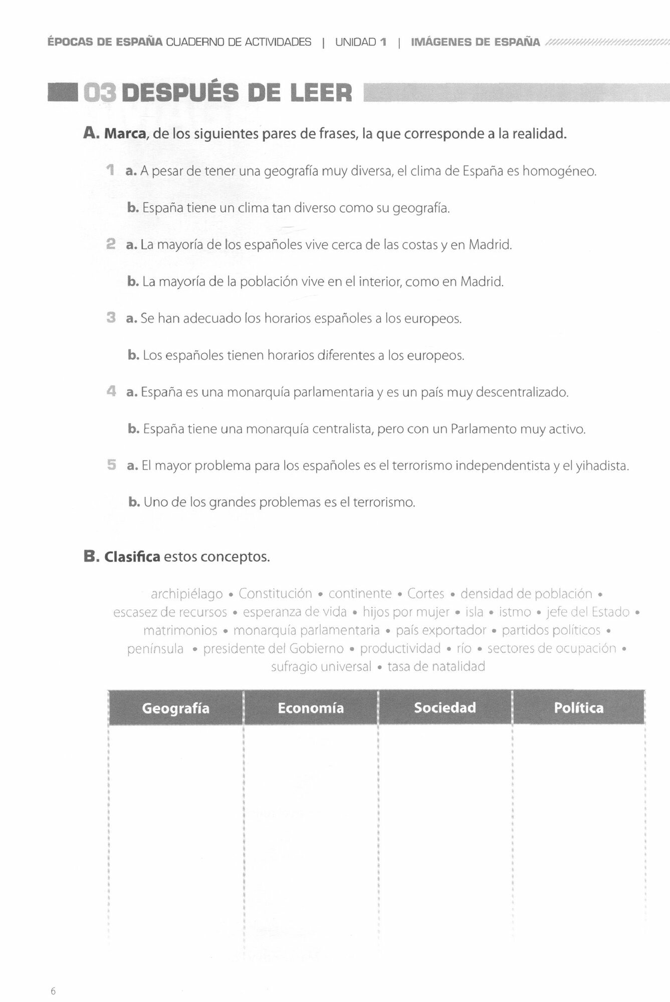 Épocas de España. Cuaderno de actividades - фото №1