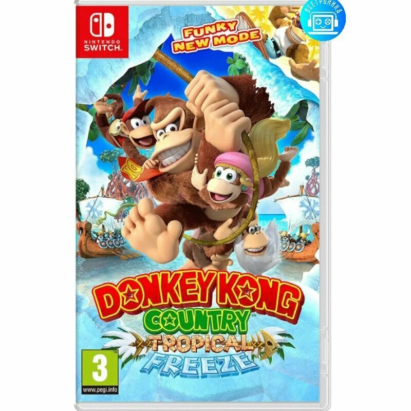 Игра Donkey Kong Country: Tropical Freeze для Nintendo Switch