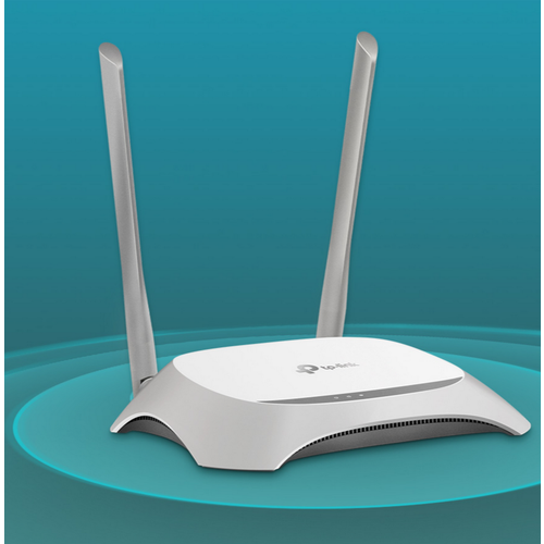 Wi-Fi роутер TP-LINK TL-WR 840N (4-в-1) 300Мбит/с (белый) роутер tp link tl wr840n wi fi 300mbps 802 11g n 4xlan 10 100 1xwan 10 100