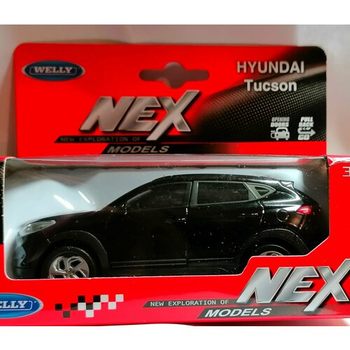 Игрушка модель машины 1:34-39 Hyundai Tucson Welly черный