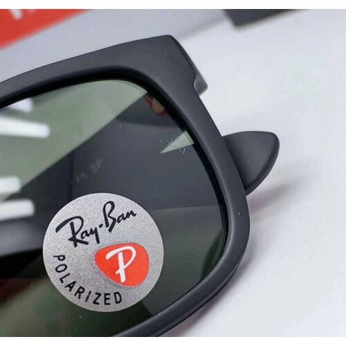 Солнцезащитные очки Ray-Ban RB4165 JUSTIN 601/71 54 16 54 16, черный солнцезащитные очки ray ban rb 4361 601 71 52