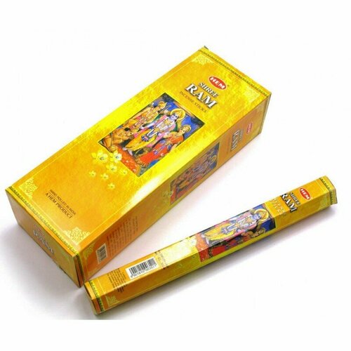 hem incense sticks veer hanuman благовония шри хануман хем уп 20 палочек Hem Incense Sticks SHREE RAM (Благовония ШРИ рама, Хем), уп. 20 палочек.