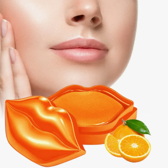 Гидрогелиевые патчи для губ с коллагеном апельсин