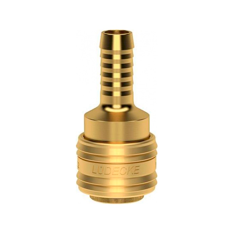 фото Муфта быстросъемная под шланг 10 мм, LUDECKE, ES 10 T