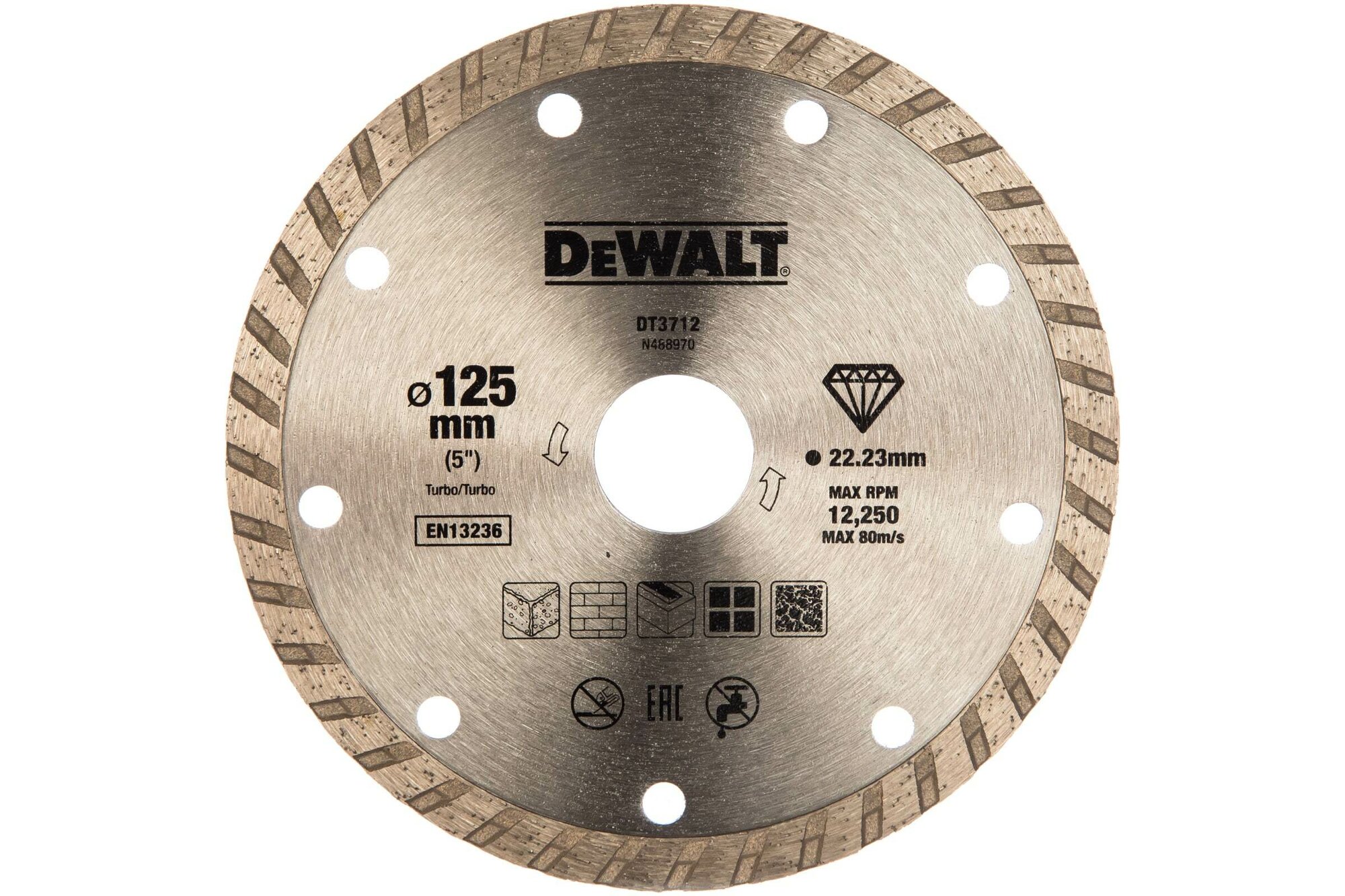 Алмазный отрезной диск для ушм Dewalt - фото №9