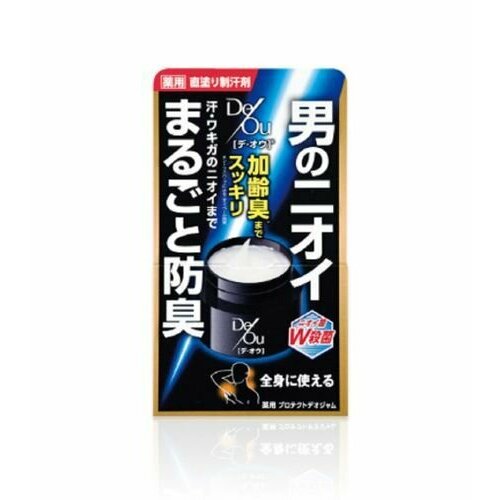 ROHTO DeOu Medicated Protect Deo Jam Японский дезодорант гель против запаха пота 50 гр rohto deou deodorant protect shower японский освежающий дезодорант спрей против возрастного запаха 200 мл