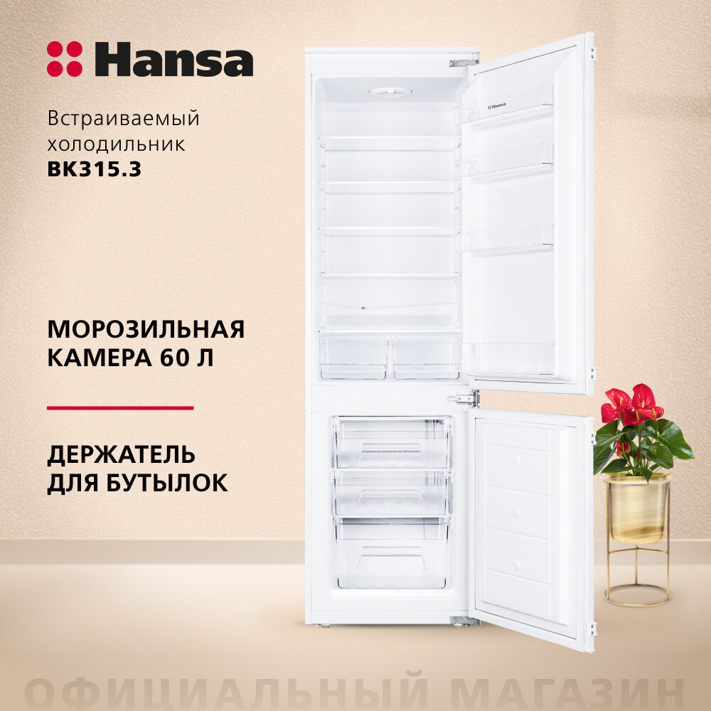 Встраиваемый холодильник HANSA BK315.3