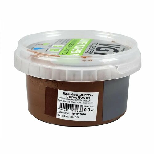 Шпатлевка по дереву VGT Экстра махагон 0.3 кг