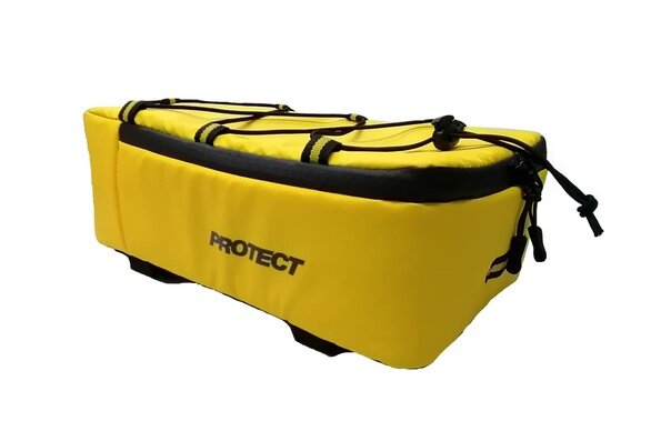 Protect Sport Велосумка на багажник, р-р 29х17х12 см, цвет желтый, PROTECT
