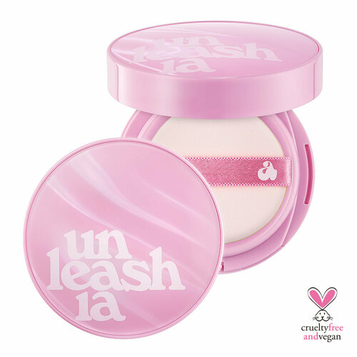 Кушон для лица с сияющим финишем | Unleashia Don't Touch Glass Pink Cushion 23W With Care