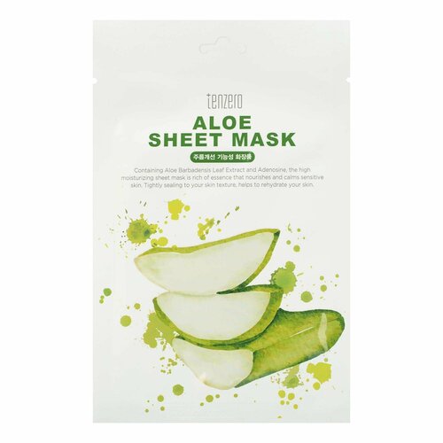 Маска для лица Tenzero Aloe Sheet Mask успокаивающая 25 мл