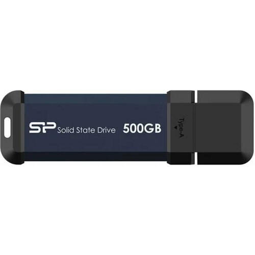 2 тб внешний ssd sony fast and tough 2 tb 1 gb s sl m2 usb 3 2 gen 2 ip67 Внешний SSD диск 1.8 500 Gb USB 3.2 Gen 2 Silicon Power MS60 синий