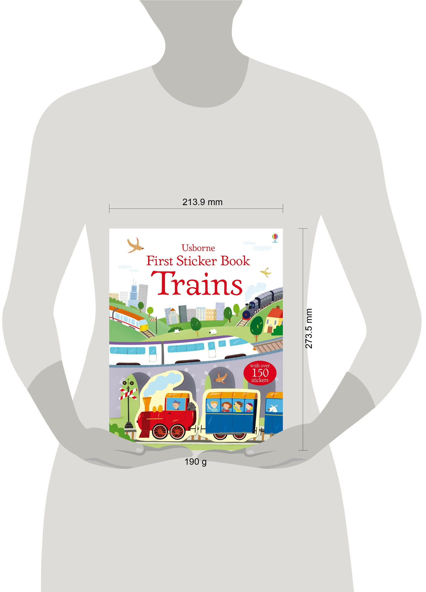 First Sticker Book Trains (Sam Taplin) - фото №4