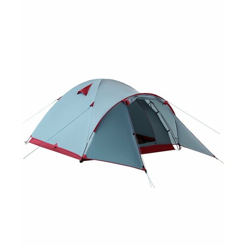 Палатка трехместная Travel Woods 3, серо-зеленый