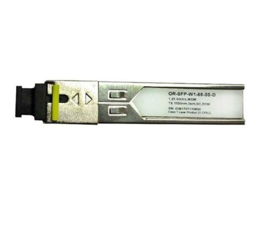 OR-SFP-W1-55-3S-D (SK-SFP-W1-55-3S-D) Модуль SFP 1.25 Gb/s, 1550/1310 nm 3 км, SC, DDM