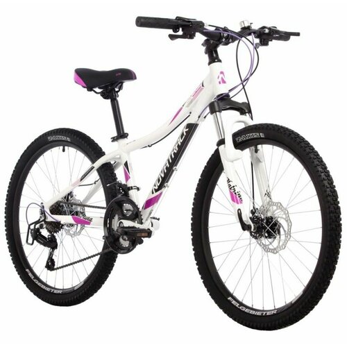 Велосипед NOVATRACK 24 KATRINA алюм рама 10 белый 21-скор TY200EF41TZ21 диск 31450₽