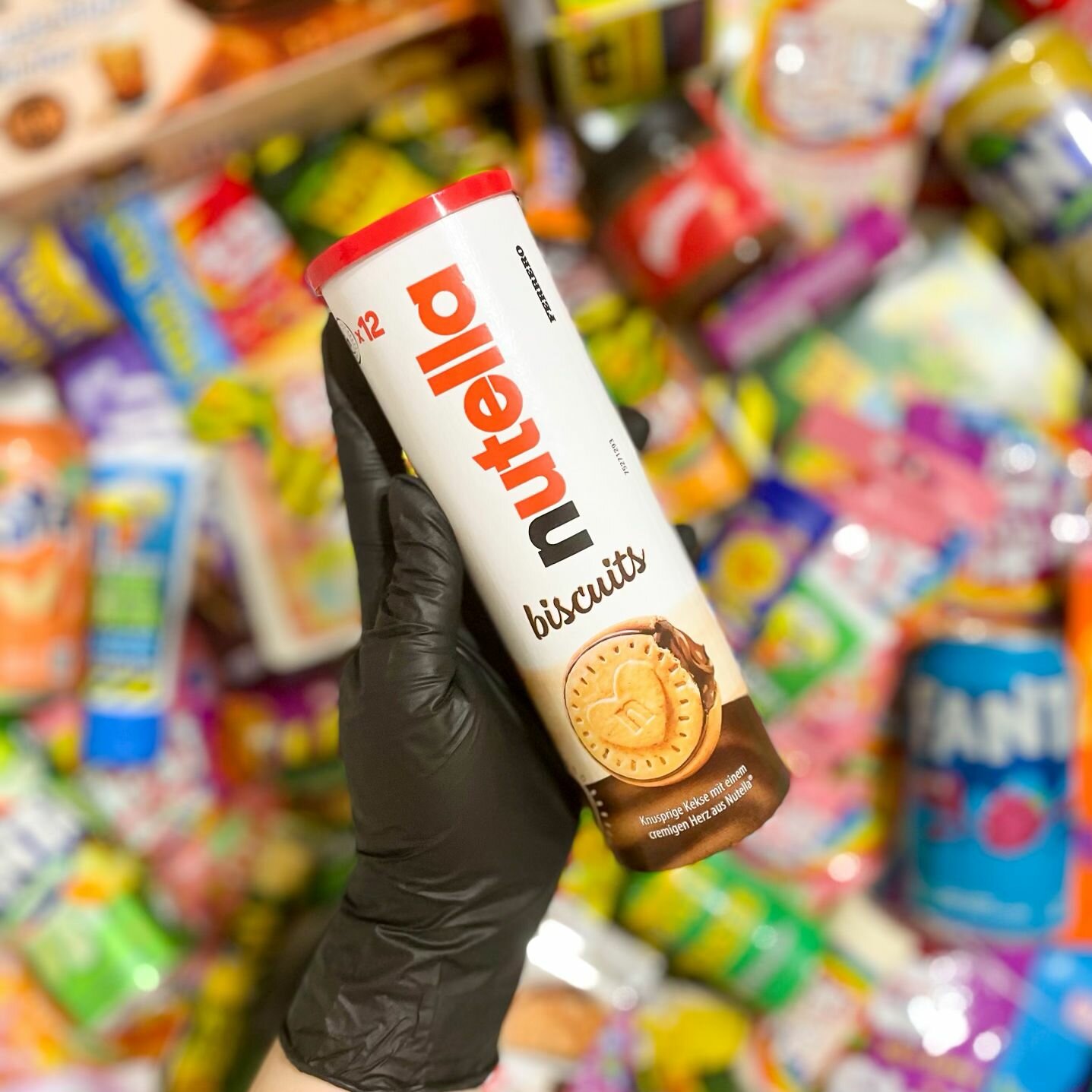 Бисквитное печенье Nutella в тубе 166 гр.