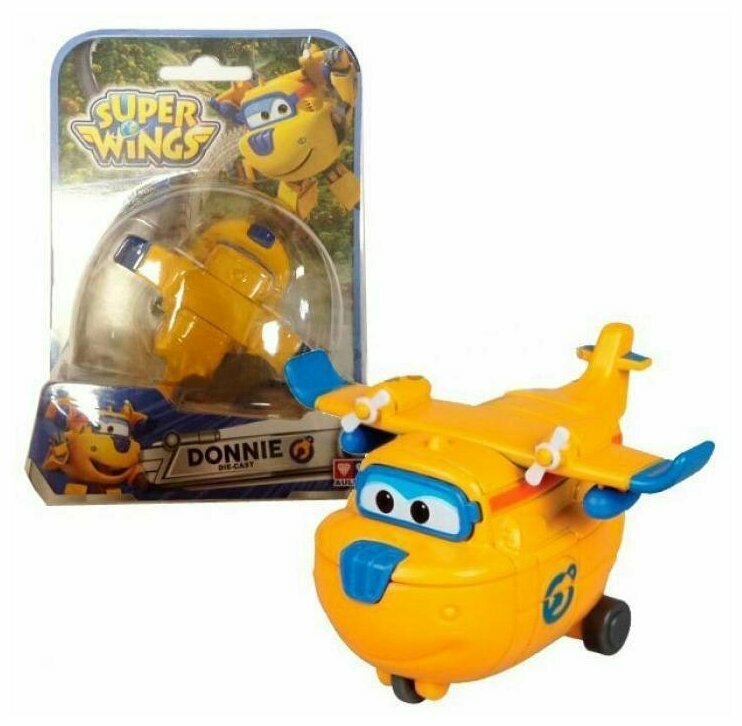 Фигурка Super Wings Auldey Самолет Донни, металлический