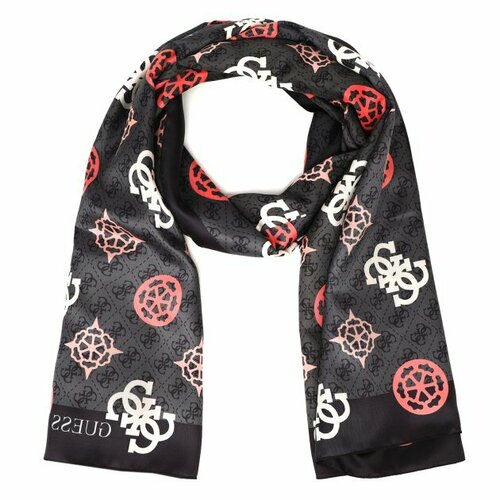 Шарф GUESS, серый children scarf cartoon baby scarf soft plush kids scarf bear pattern child scarf lightweight for warmth in dropshipping