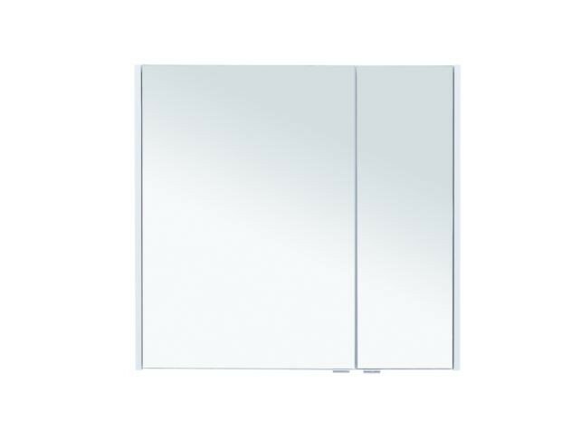 Зеркальный шкаф Aquanet Палермо 80 цв. белый глянец (254538)